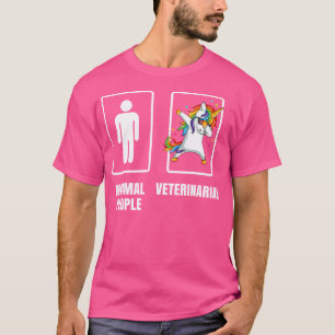 Camiseta Dabbing Unicorn Veterinarian Veterinary Doctor Ani