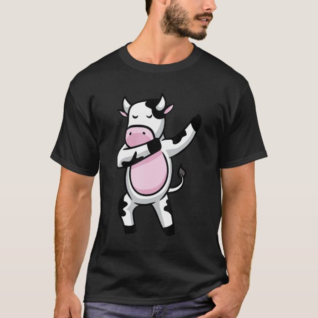 Camiseta Dabbing VACA - BEZERRO Dab Animal s (Frente)