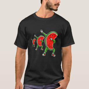 Camiseta Dabbing Watermelon Kawaii Dab Fruta Melon Lover Da