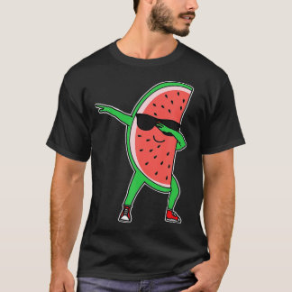 Camiseta Dabbing Watermelon Kawaii Dab Summer Fruta Melon L