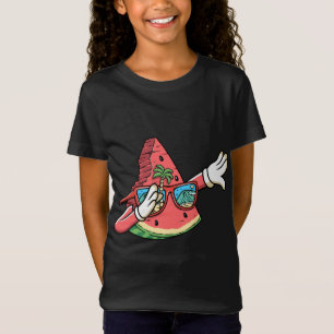 Camiseta Dabbing Watermelon Kawaii Dab Summer Fruta Melon L