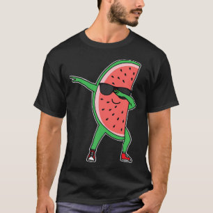 Camiseta Dabbing Watermelon Kawaii Dab Summer Fruta Melon L