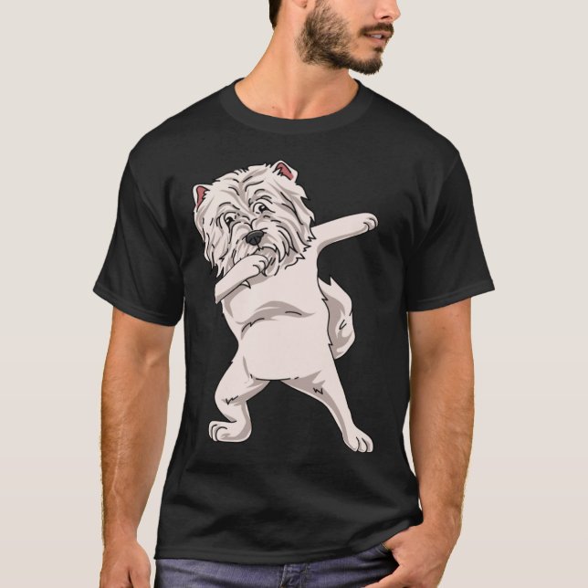 Camiseta Dabbing West Highland White Terrier (Frente)