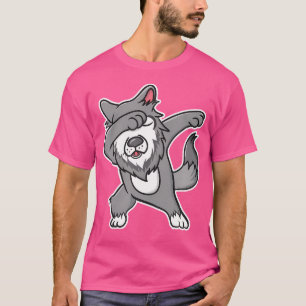 Camiseta Dabbing Wolf Animal