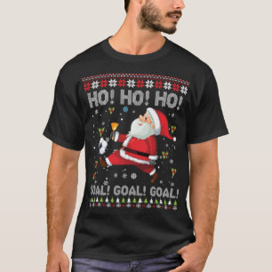 Camiseta Dabing Christmas Soccer Ho Papais noeis Elf Ugly S