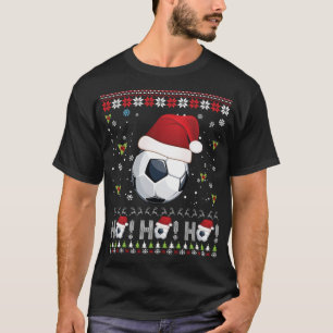 Camiseta Dabing Christmas Soccer Ho Papais noeis Elf Ugly S