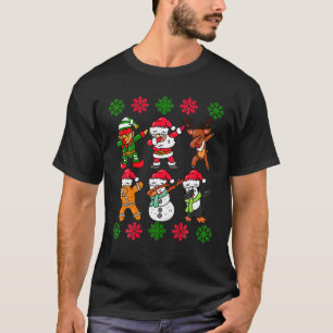 Camiseta Dabling Papais noeis de Natal Feia Xmas Sweet Boy