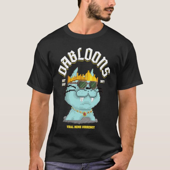 Camiseta Dabloons NFT Viral Meme Currency (Frente)