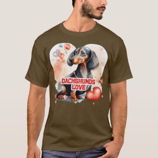 Camiseta Dachshances Love 1