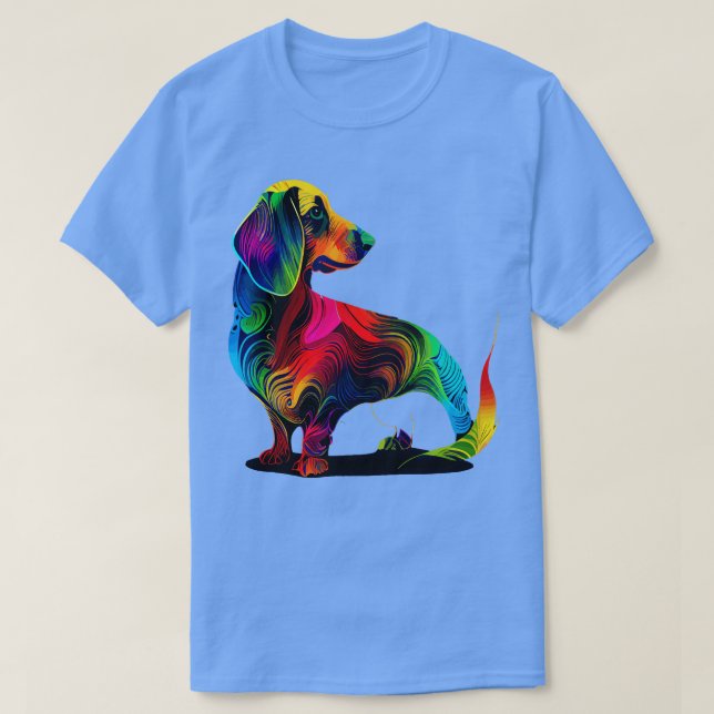 Camiseta Dachshund (Frente do Design)
