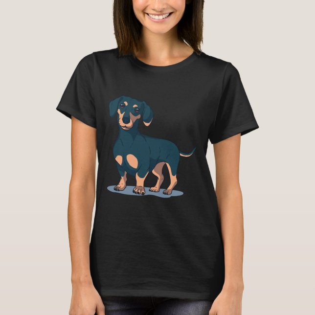 Camiseta Dachshund (Frente)