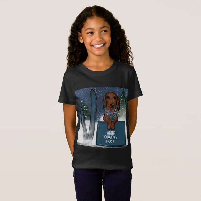 CAMISETA DACHSHUND  (Frente Completa)