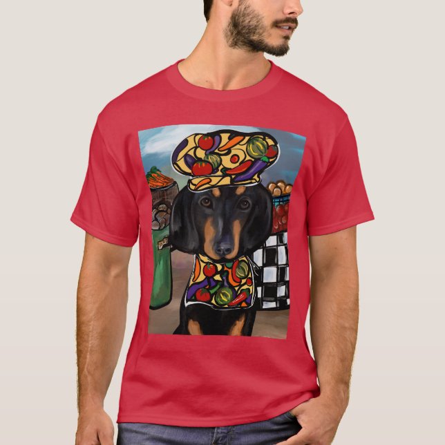 Camiseta Dachshund (Frente)