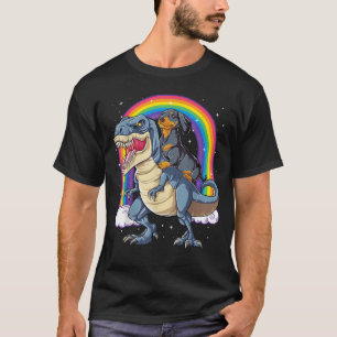 Camiseta Dachshund Andando Dinossauro T rex Presentes Rapaz