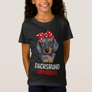 Camiseta Dachshund Avó Weenie Cachorro Sobrinho Engraçado W