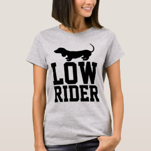 Camiseta DACHSHUND BAIXA T-shirts RIDER