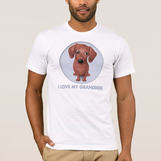 Camiseta Dachshund (Brown) Granddog (Frente)