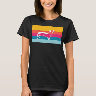 Camiseta Dachshund by colorful stripes