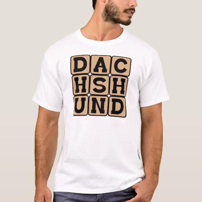 Camiseta Dachshund, Cachorro Salsicha (Frente)