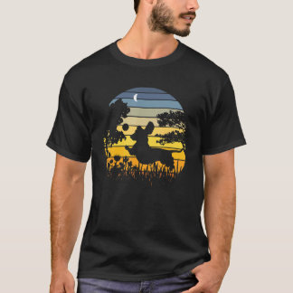 Camiseta Dachshund - Cachorro Salsicha - Pôr do Sol - Jardi