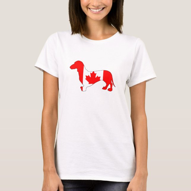 Camiseta Dachshund Canada (Frente)