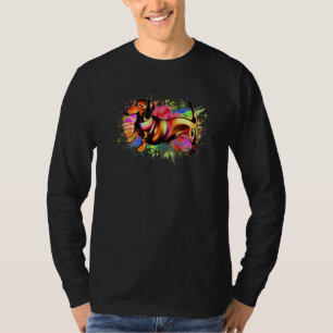 Camiseta Dachshund Colorful Pop Weiner Dog Dachshund Breed