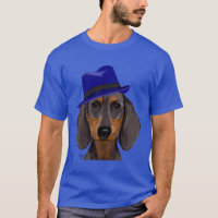 Dachshund com Blue Trilby
