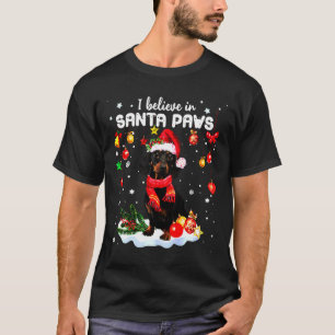 Camiseta Dachshund Cute Christmas