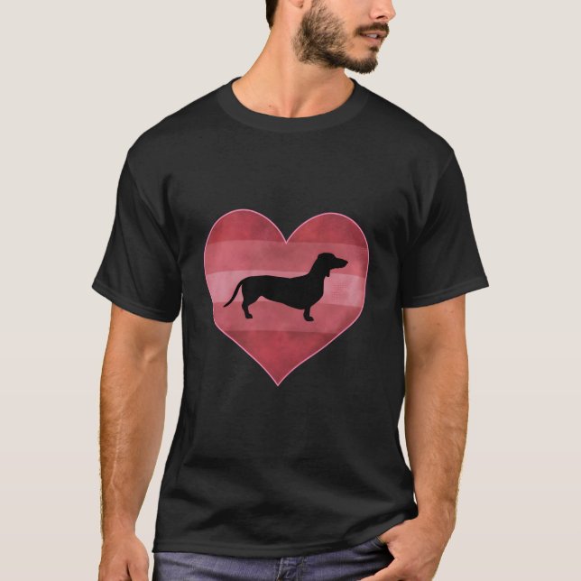 Camiseta Dachshund Day He Love (Frente)