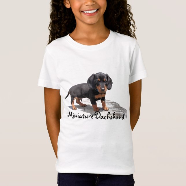 Camiseta Dachshund diminuto (Frente)