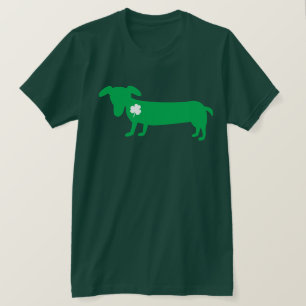 Camiseta Dachshund do dia de St Patrick
