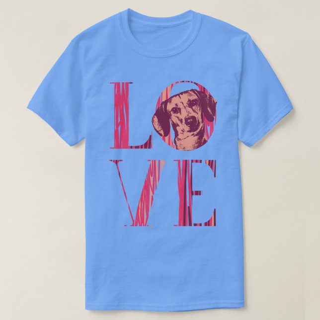 Camiseta Dachshund dog Doxie (2) (Frente do Design)