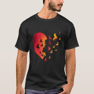 Camiseta Dachshund Dog Heart Gifs Para Amantes De Dachshund