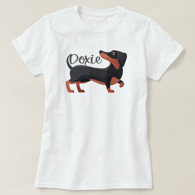 Camiseta Dachshund Dog Love (Frente do Design)