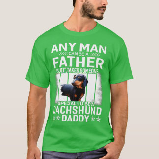 Camiseta Dachshund Dog Pai Gift Para Homens