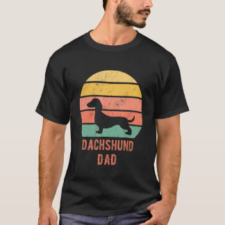 Camiseta Dachshund Dog Pai Padre Weiner Proprietário do Cac