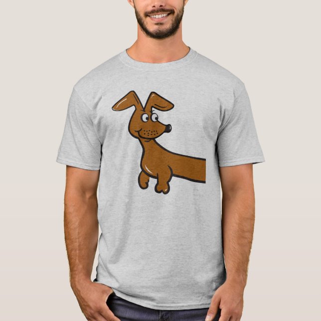 Camiseta Dachshund Doxie Bunda (Frente)