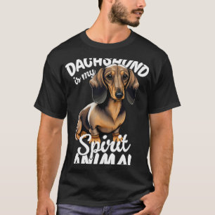 Camiseta Dachshund É O Meu Animal Espirituoso