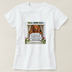 Camiseta Dachshund engraçado