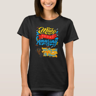 Camiseta Dachshund Engraçado Pet Wiener Cachorro Façam Hoje