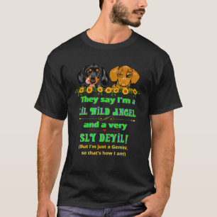 Camiseta DACHSHUND ENY WIENER DOG GIFT Eu sou apenas um GEM