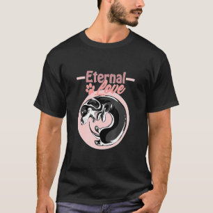 Camiseta Dachshund Eternity Sinal - Amor Eterno