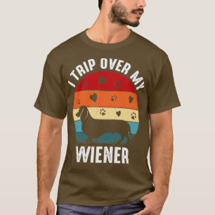 Camiseta Dachshund, Eu Viajei Sobre O Meu Retro Engraçado D