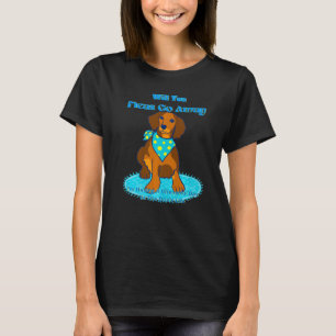 CAMISETA DACHSHUND FUNNER WIENER DOG PET FLEAS VÃO EMBORA