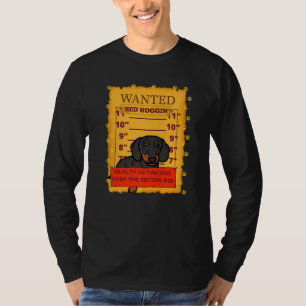 CAMISETA DACHSHUND FUNNER WIENER DOG PET PROFILE BED H