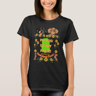 Camiseta Dachshund Funny Wiener Cachorro Coitado Orgulhoso