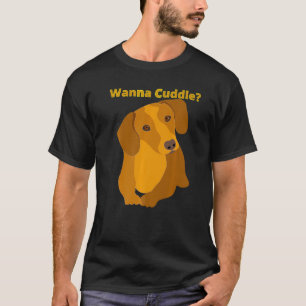 Camiseta Dachshund Funny Wiener Cachorro Pet Cachorro Quer