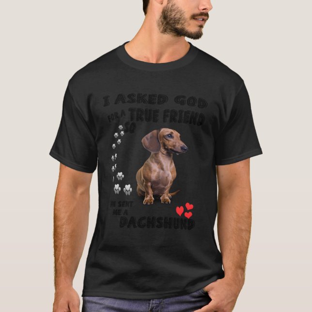 Camiseta Dachshund Gift Wiener Weenie Dog Lover Dachsh (Frente)