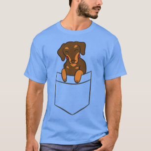 Camiseta Dachshund In The Pocket Cute Pocket Dachshund 