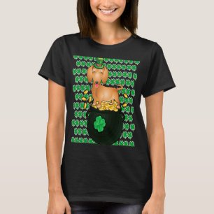 Camiseta Dachshund Leprechaun Dog Lucky Shamrock Rua Patric